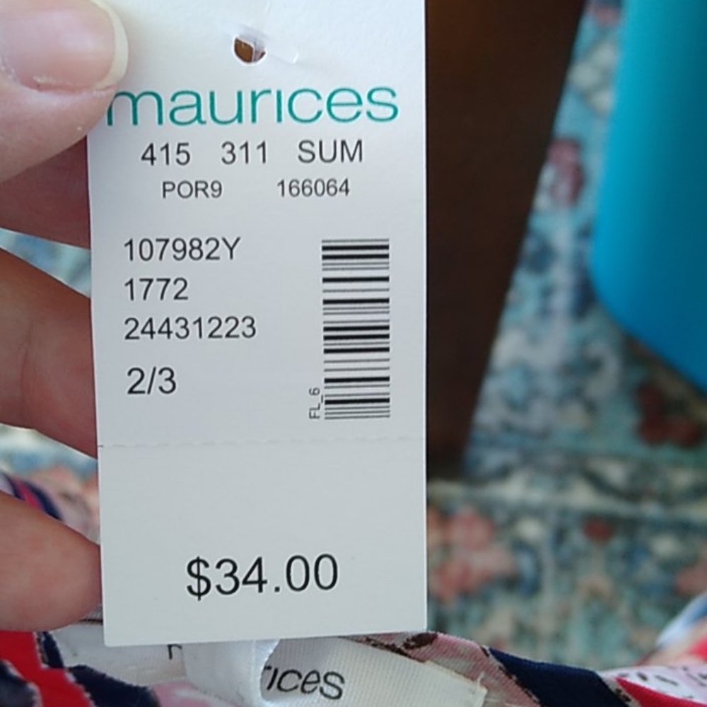 Brand new Maurice's kimono